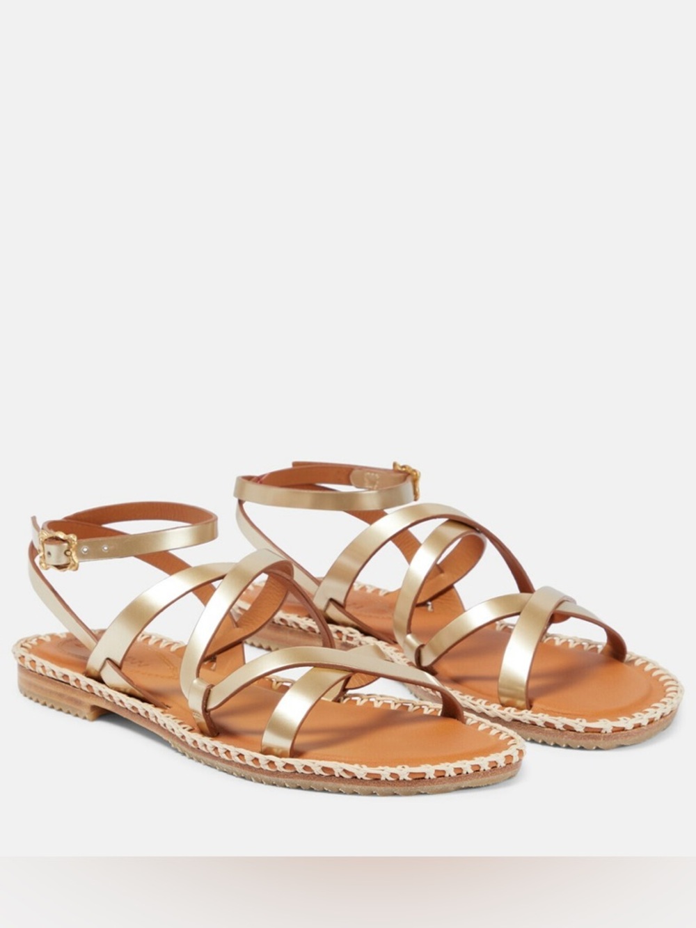 Zimmerman Gold sandals size 36 or US 6